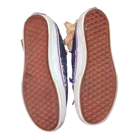 Shiney Purple Vans - Picture 2 of 4